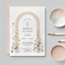 Recherche de 1ans anniversaire invitations Girl