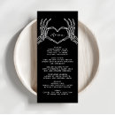 Recherche de halloween mariage menus Squelette