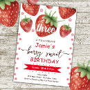 Recherche de fraises rouges invitations Printemps