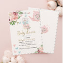 Recherche de high tea bridal shower invitations Élégant