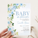Recherche de bébé garçon invitations Floral