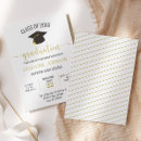 Recherche de black gold graduation invitations Calligraphie