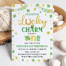 Recherche de st patricks 1ans anniversaire invitations Chanceux