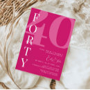 Zoek naar fuchsia uitnodigingen Modern