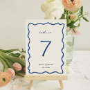 Recherche de bleu blanc mariage table cartes Manuscrit
