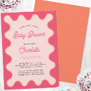Recherche de retro baby shower invitations Moderne