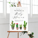 Recherche de cactus baby shower signes Boho