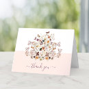 Recherche de fleurs pressées vœux cartes Baby shower fille