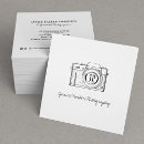 Recherche de camera logo cartes visite Minimaliste