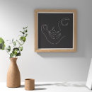 Zoek naar zwarte lijnen posters Minimaal