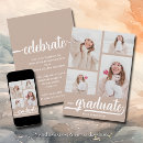 Recherche de photo collage graduation invitations Simple