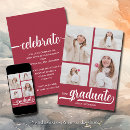 Recherche de photo collage graduation invitations Simple