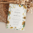 Recherche de sunflower mariage invitations Aquarelle florale