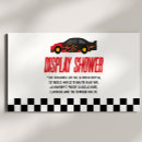 Recherche de voiture de course rouge invitations Garçon