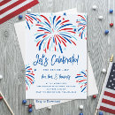 Recherche de patriotic invitations Feux d'artifice
