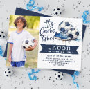 Recherche de soccer invitations Bleu marine