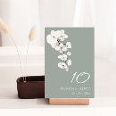 Zoek naar orchideeën tafelkaarten Bloemen