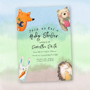 Zoek naar woodland animals uitnodigingen Bunny