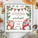 Recherche de pingouin serviettes Pays des merveilles hivernales