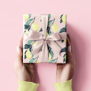 Recherche de motif de citron papier cadeau Été