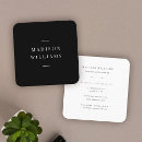 Recherche de typographie cartes visite Élégant
