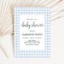 Zoek naar modern elegant baby shower invitations Blauw
