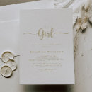 Recherche de gold baby shower fille invitations Pour elle