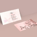 Recherche de papillon rose cartes visite Customer