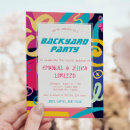 Recherche de motifs colorés invitations Invités