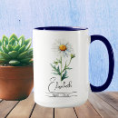 Recherche de fleur marguerite tasses D'anniversaire