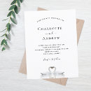 Recherche de faire part de de cygne mariage invitations Minimaliste