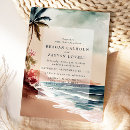 Recherche de palm tree invitations Coucher de soleil