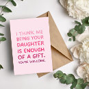 Zoek naar papa dochter kaarten For her