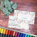 Recherche de crayons colorés cartes visite Professeur d'art