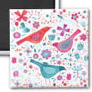 Zoek naar witte vogel magneten Waterverf