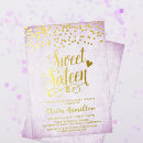 Recherche de lavender 16ans anniversaire invitations Lavande