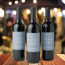 Zoek naar huwelijk wijnetiketten Dusty blauw