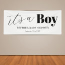 Recherche de baby shower banderoles Noir et blanc