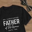 Zoek naar ouders van de bruid tshirts Dad
