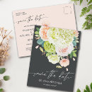 Recherche de floral save the date cartes postales Verdure