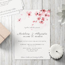 Recherche de fleur de cerisier mariage invitations Couple