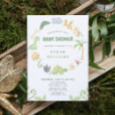 Zoek naar jungle babyshower uitnodigingen Modern