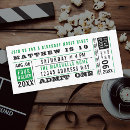 Recherche de billet de cinéma invitations Film