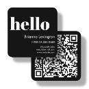 Recherche de suivre cartes visite Code qr