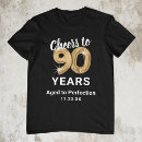 Recherche de 90th birthday tshirts 90e anniversaire