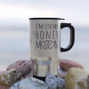 Recherche de cœur voyage mugs Monogramme