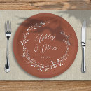 Recherche de floral wedding assiettes Élégant
