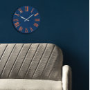 Recherche de style métallique horloges Bleu