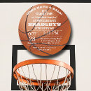 Recherche de de basket ball anniversaire invitations Fuzzy tout imprimé