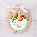 Recherche de clémentine autocollants Aquarelle